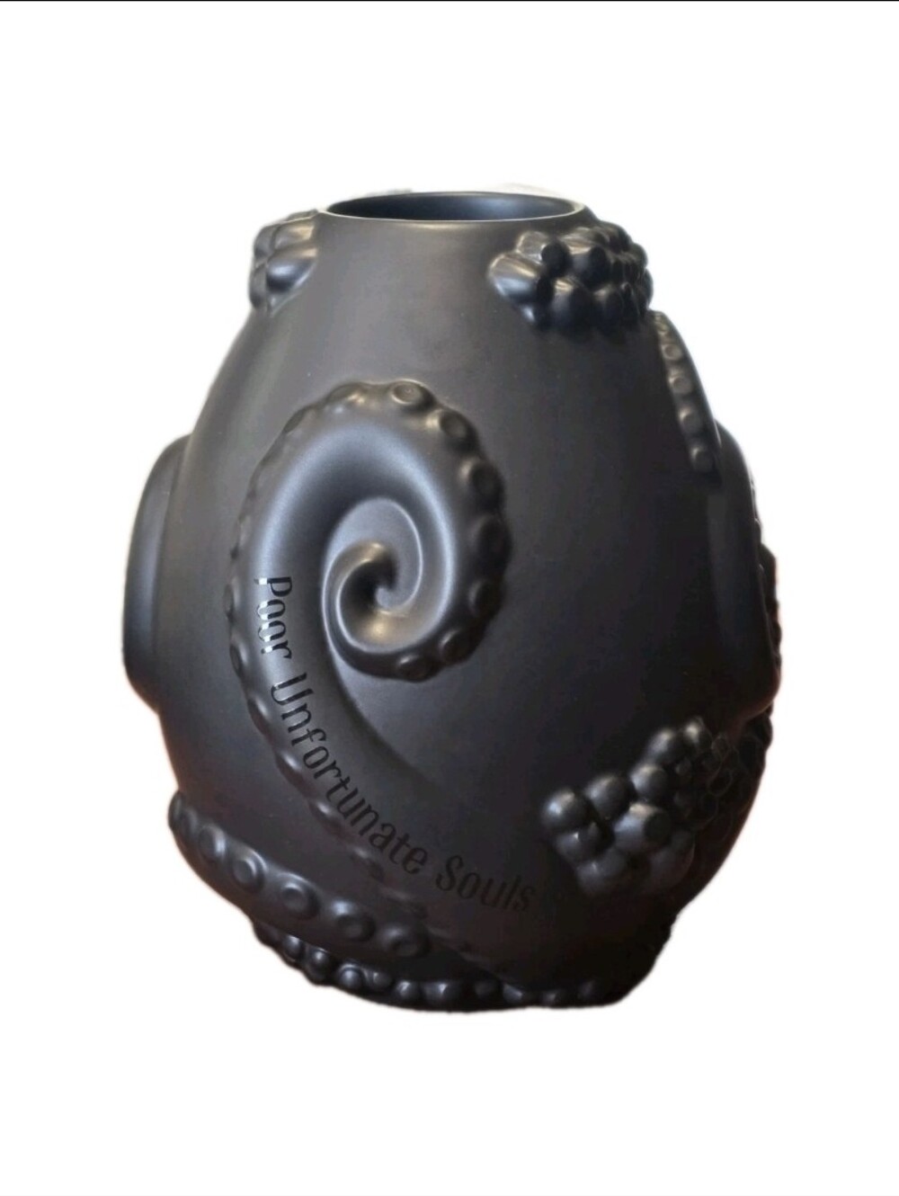 Disney Parks Villains Ursula "Poor Unfortunate Souls" Black Tentacle Vase